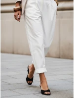 Dámske semišové žabky na nízkom podpätku čierne FashionStreet ZY1388 Dámske semišové žabky na nízkom podpätku čierne FashionStreet ZY1388