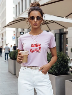 Dámske tričko s potlačou na Deň matiek svetlo fialové FashionStreet NX5038RY