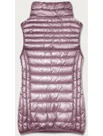 Růžová dámská vesta se stojáčkem model 19586893 - S'WEST