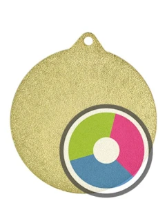 Luxorská medaila s tryskovou potlačou