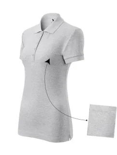 Polokošeľa Malfini Cotton W MLI-21303 light grey melange