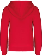 K 453 Dětská kontrastní mikina s kapucí model 22509476 red/white - Kariban K 453 Dětská kontrastní mikina s kapucí model 22509476 red/white - Kariban