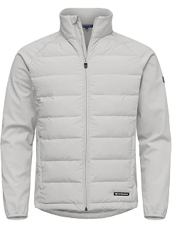 Cutter & Buck Oak Harbor Jacket Men – Pánska hybridná bunda 68.1452 strieborná
