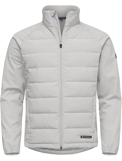 Cutter & Buck Oak Harbor Jacket Men – Pánska hybridná bunda 68.1452 strieborná Cutter & Buck Oak Harbor Jacket Men – Pánska hybridná bunda 68.1452 strieborná