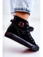 Dámské vysoké tenisky model 21581984 černá - Cross Jeans Dámské vysoké tenisky model 21581984 černá - Cross Jeans