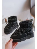 Dětské Zimní Boty S Kožíškem Černé model 21680341 - Boto Dětské Zimní Boty S Kožíškem Černé model 21680341 - Boto