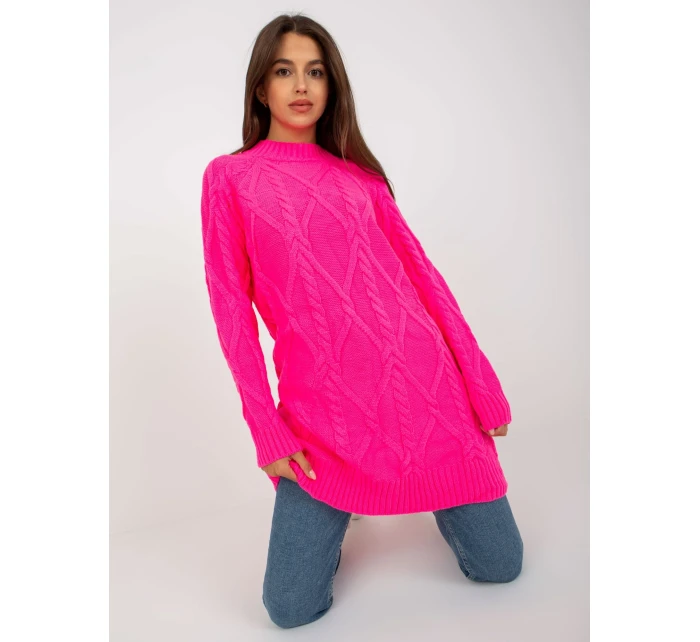 Sweter LC SW model 21110882 fluo różowy - FPrice