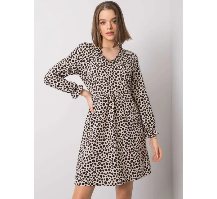 Šaty WN SK R817.66 svetlo béžová