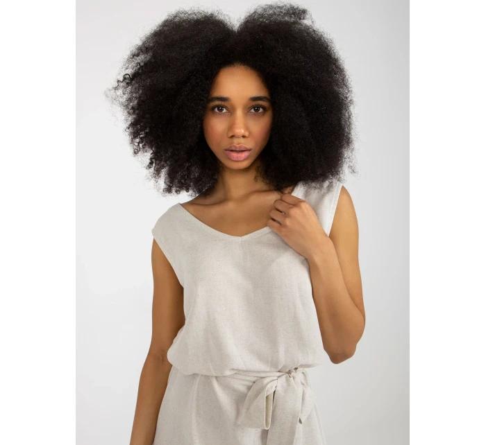 Šaty WN SK VE38.06 svetlo béžová