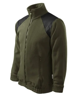 Bunda Hi-Q fleece unisex military 69 (štítok značky)