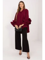 Košeľa s dlhým rukávom model 222148 Taliansko Moda Košeľa s dlhým rukávom model 222148 Taliansko Moda