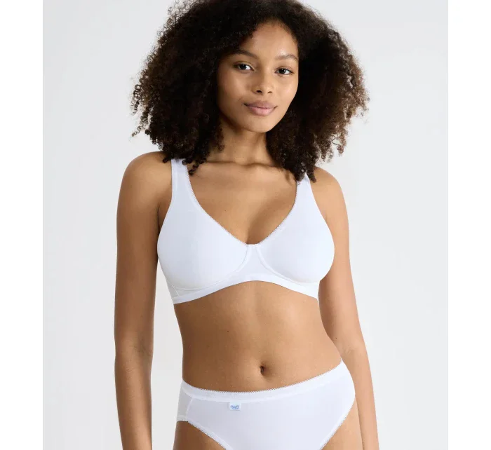 sloggi Basic+ Soft Bra - WHITE - SLOGGI WHITE - SLOGGI