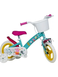 Detský 12" bicykel Peppa Pig zelený 1198