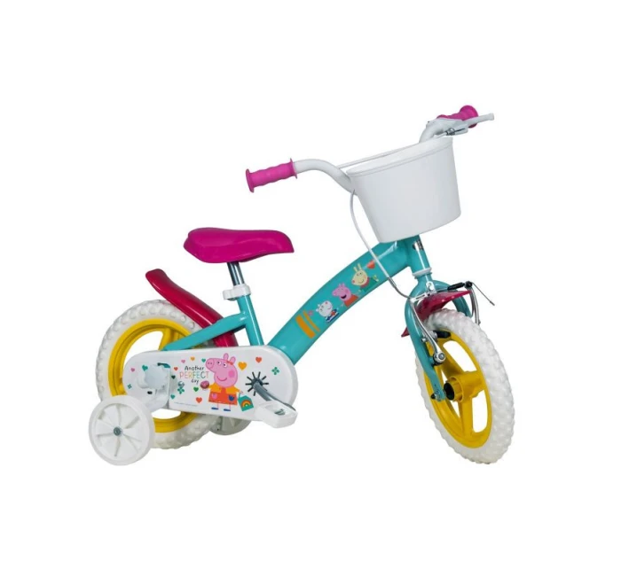 Detský 12" bicykel Peppa Pig zelený 1198 Detský 12" bicykel Peppa Pig zelený 1198