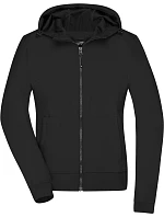 JN Dámská 2vrstvá softshellová bunda s kapucí 02. black/black model 22530531 - Daiber JN Dámská 2vrstvá softshellová bunda s kapucí 02. black/black model 22530531 - Daiber