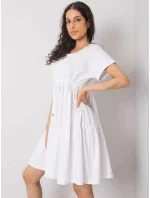 Šaty RV SK model 15565134 bílá - FPrice Šaty RV SK model 15565134 bílá - FPrice