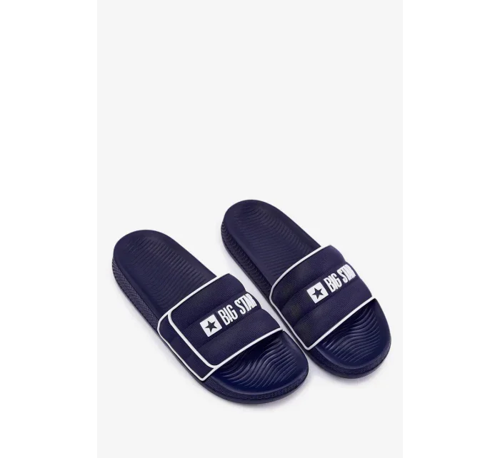 Pánske letné papuče Big Star - granátové