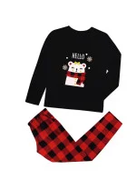 Dámske pyžamo 165/034 čierne s medveďom - Karol