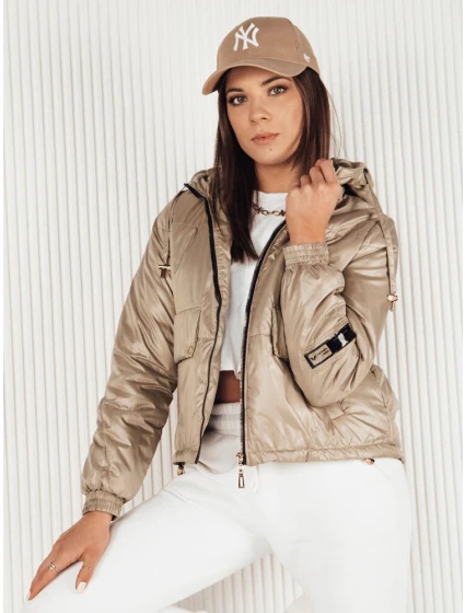 Dámská přechodná bunda camel Dstreet model 21972274 - FashionStreet Dámská přechodná bunda camel Dstreet model 21972274 - FashionStreet