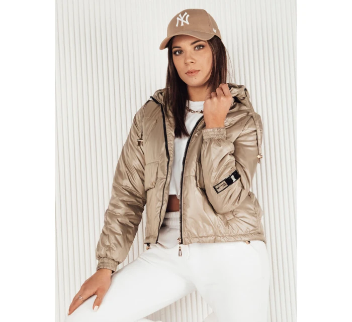 Dámská přechodná bunda camel Dstreet model 21972274 - FashionStreet Dámská přechodná bunda camel Dstreet model 21972274 - FashionStreet