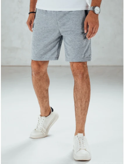 Pánské šedé teplákové šortky Dstreet model 21987829 - FashionStreet