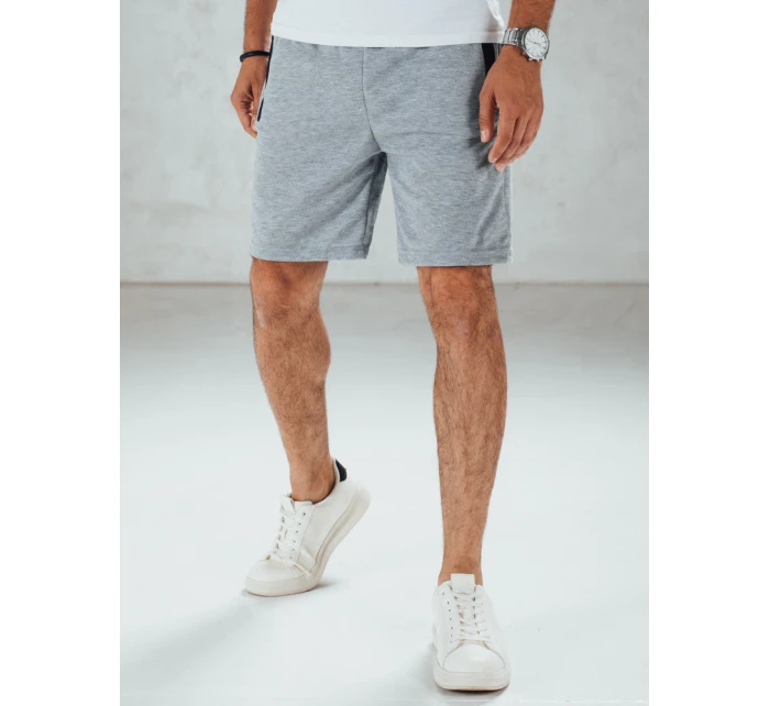 Pánské šedé teplákové šortky Dstreet model 21987829 - FashionStreet