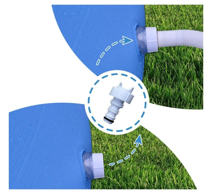 ROZŤAHOVACÍ BAZÉN S NAFUKOVACOU PRÍRUBOU 300X76CM 17793