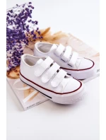 Dětské tenisky na suchý zip Bílý model 21578694 - Boto Dětské tenisky na suchý zip Bílý model 21578694 - Boto