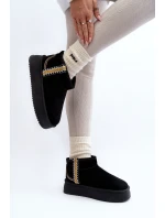 Sněhule Na Platformě S Vzorem Černé model 21645925 - Boto