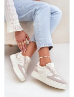 Dámské Tenisky Na Platformě Béžové model 21688256 - Boto