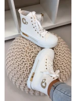 Dámské tenisky na platformě Bílé model 21919405 - Boto