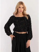 Blúzka MI BZ 26158.20 čierna Blúzka MI BZ 26158.20 čierna