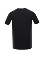 Pánske bavlnené tričko ALPINE PRO LEFER čierne ks