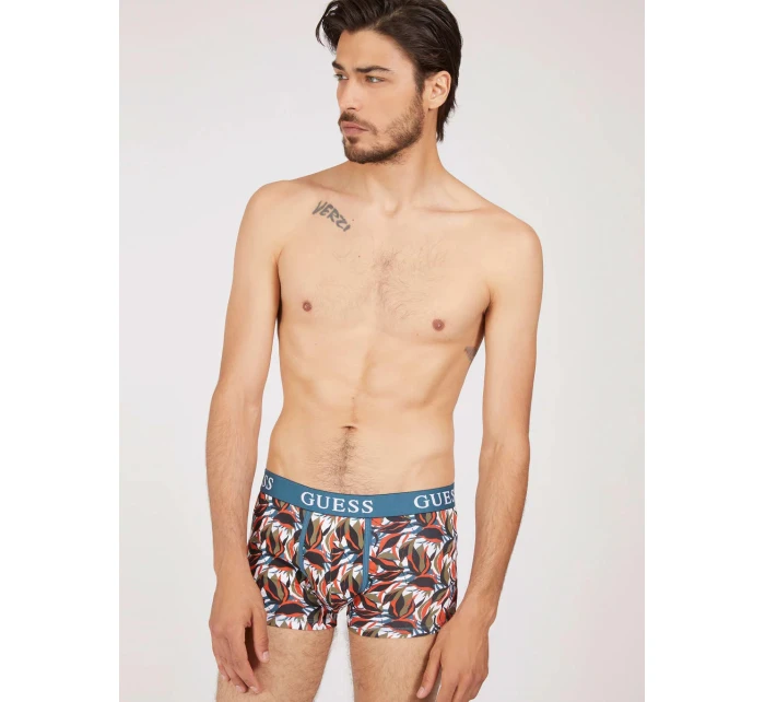 Pánske trenírky U1BG05K6YW1 P50F oranžová/modrá/ farebná - GUESS Pánske trenírky U1BG05K6YW1 P50F oranžová/modrá/ farebná - GUESS