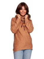 Dámsky sveter s kapucňou B249 - BE