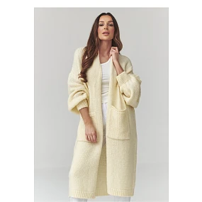 Zapínanie svetra model 226876 Makadamia Zapínanie svetra model 226876 Makadamia
