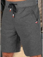 Pánské tmavě šedé teplákové šortky Dstreet model 21987824 - FashionStreet Pánské tmavě šedé teplákové šortky Dstreet model 21987824 - FashionStreet