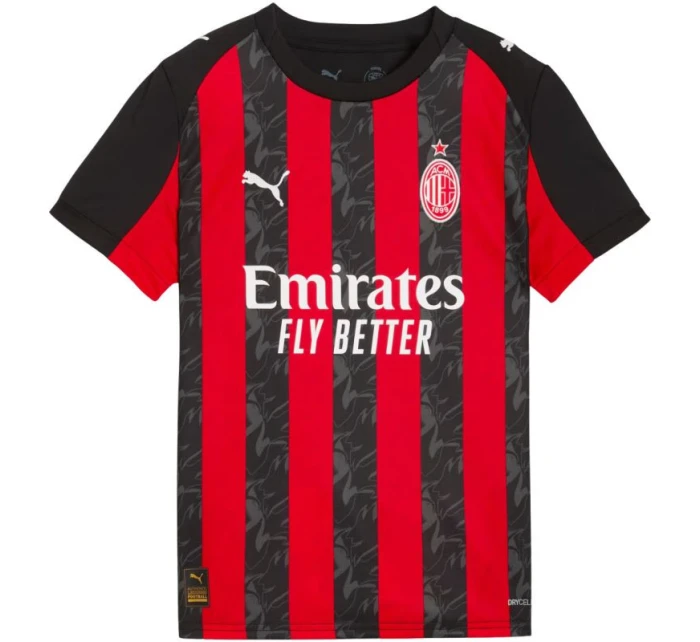 Detský replika Puma AC Milan domáci dres čierno-červený 779965 01