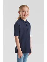 Fruit of the Loom Kids 65/35 Polo Detské piqué polo 16.3417 čierne