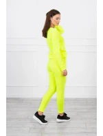 Tepláková súprava žltá neónová