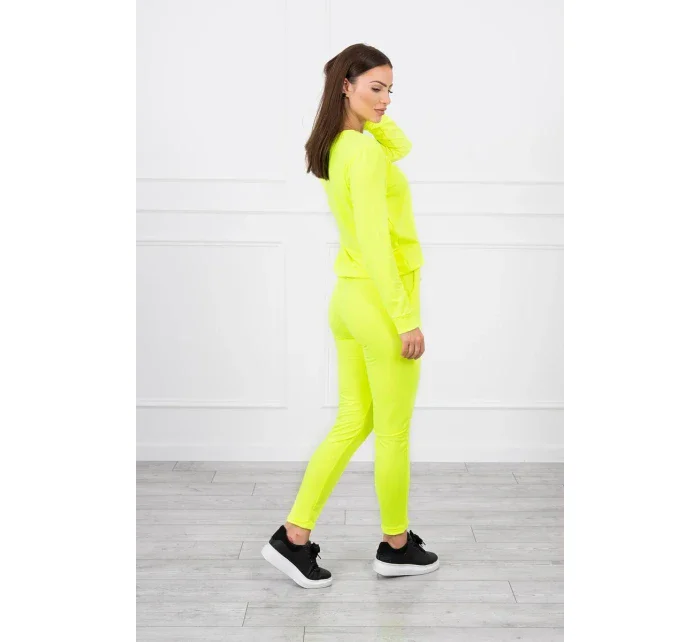 Tepláková súprava žltá neónová