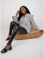 Halenka DHJ BZ model 17507066 bílé a černé - FPrice