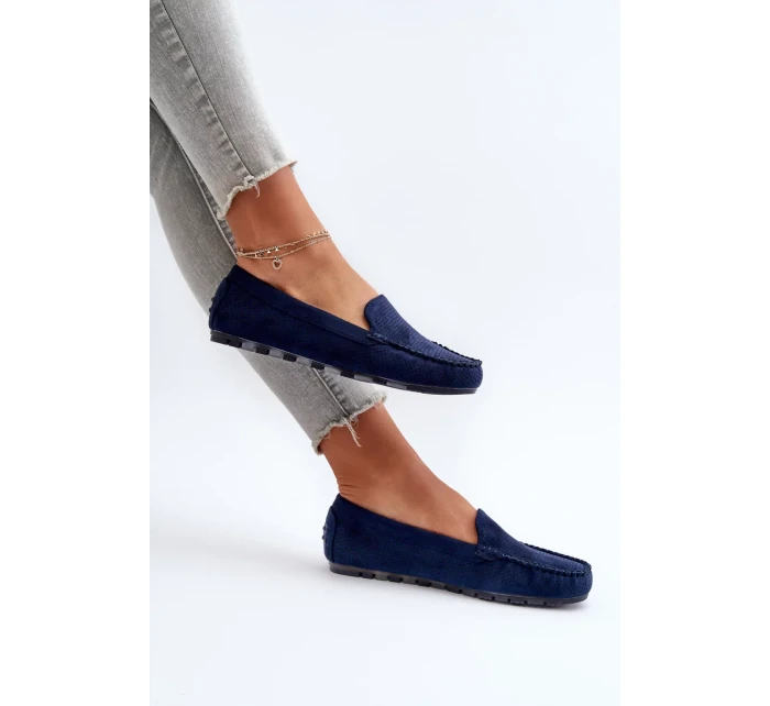 Dámske semišové mokasíny Navy Blue Ranica Dámske semišové mokasíny Navy Blue Ranica