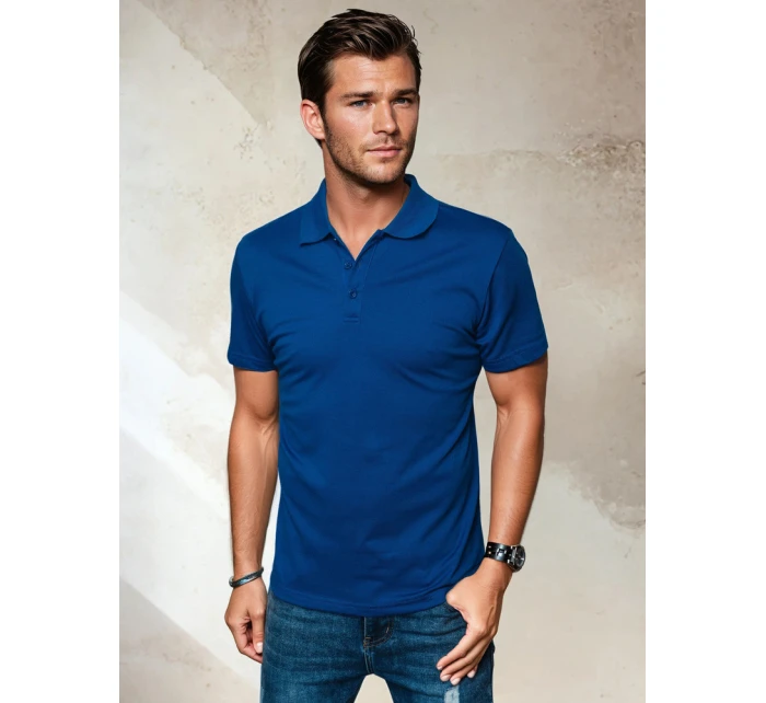 Pánské modré polo tričko Dstreet model 21967816 - FashionStreet