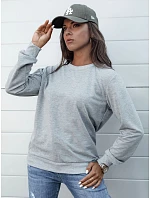 Dámská mikina světle šedá Dstreet model 21978532 - FashionStreet Dámská mikina světle šedá Dstreet model 21978532 - FashionStreet