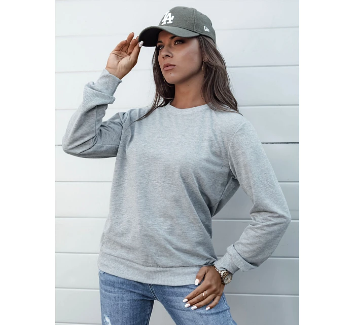 Dámská mikina světle šedá Dstreet model 21978532 - FashionStreet Dámská mikina světle šedá Dstreet model 21978532 - FashionStreet