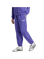 Dámske nohavice adidas Essentials Linear French Terry Cuffed, fialové, KF8363