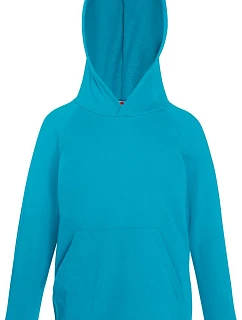 Kids Lightweight Hooded Sweat Dětská mikina s kapucí model 22421705 azure blue - Fruit of the Loom
