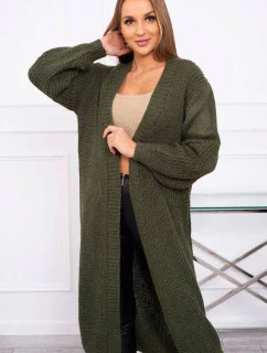 Dlouhý svetr khaki