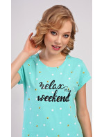Dámská noční košile s krátkým rukávem Relax model 17738118 - Vienetta